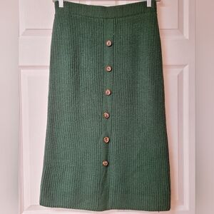 Emerald Green Fleece Skirt